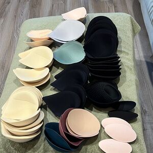 Women's Multi-Color Bra Inset. Bra Pad pre-loved